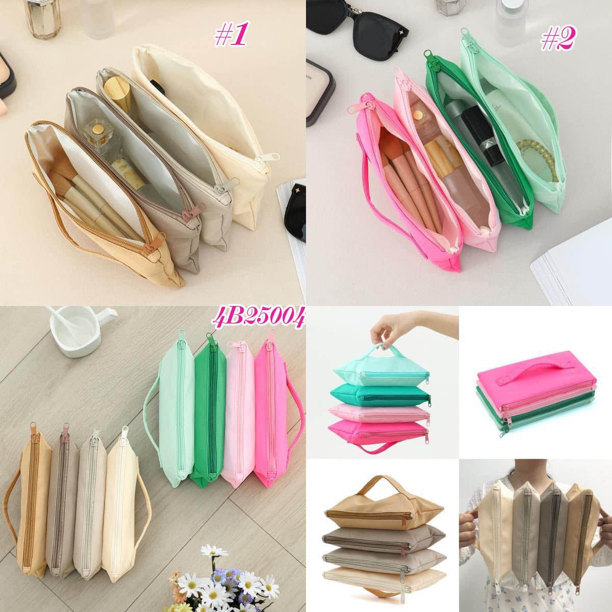 Pre-order Accordian Makeup/Storage Bags
