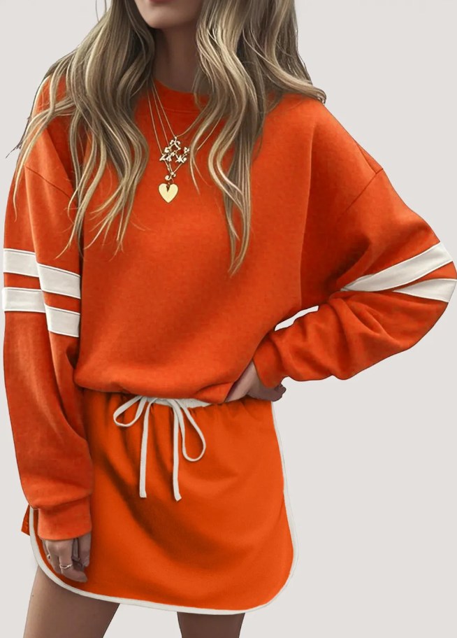 Pre-order Varsity Skirt & Sweatshirt Sets