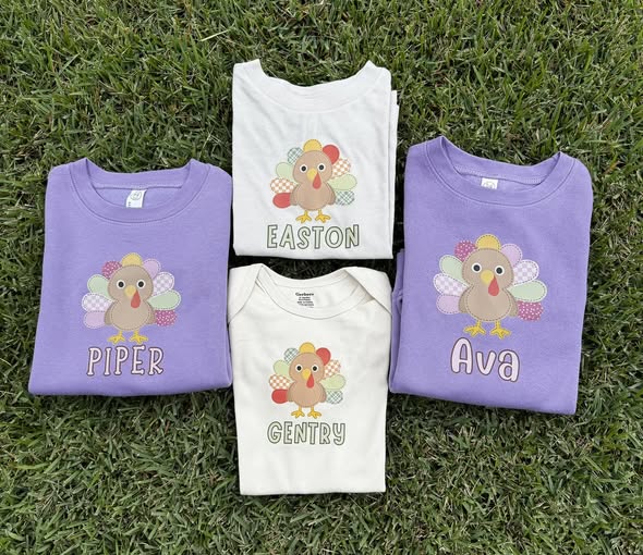 Pre-order Custom Name Turkey Shirts & Crewnecks