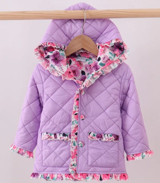 Floral Ruffle Jackets (Multiple Colors)
