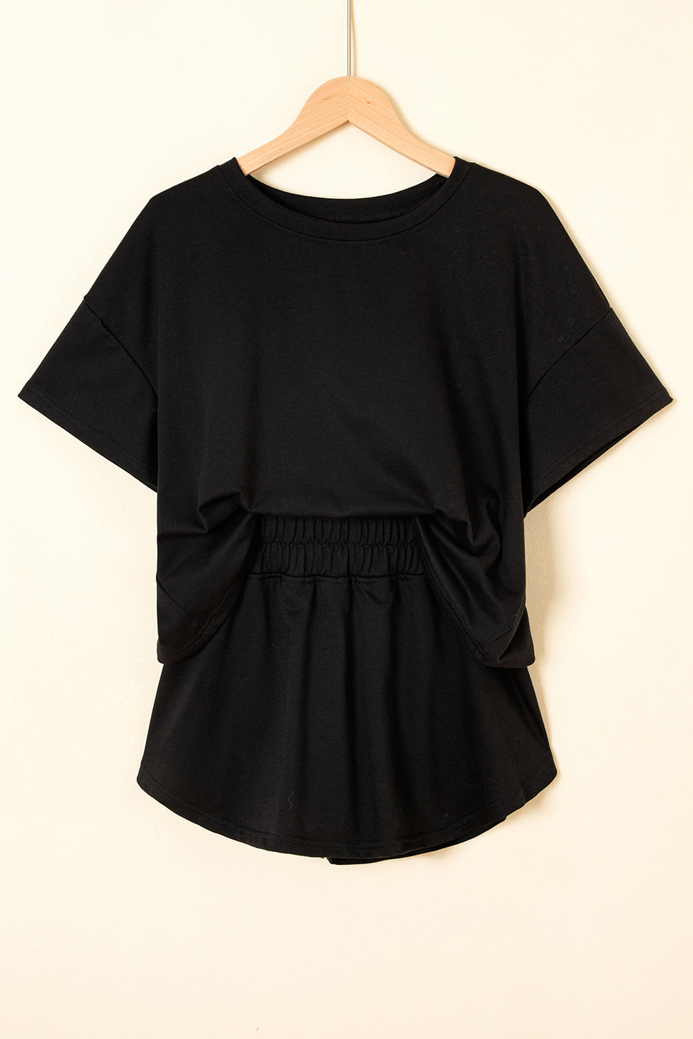 Blossom 2pcs Cropped Tee and Ruffle High Waist Skort Set