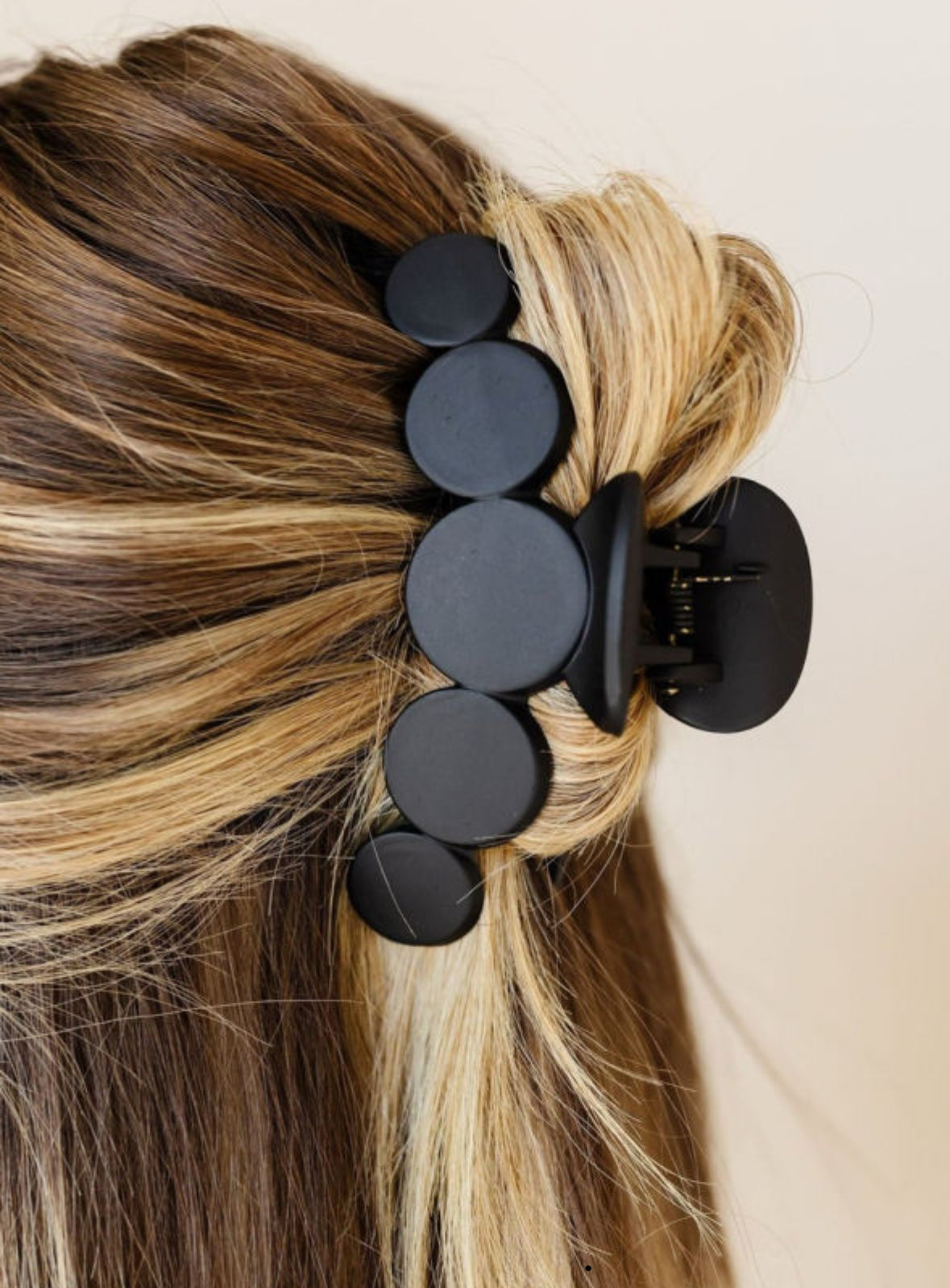 Black Frosted Hair Clip