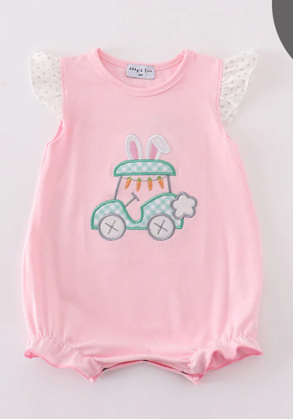 Pink Golf Easter Bubble