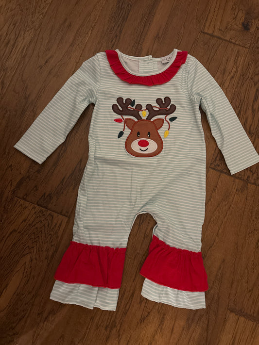 Reindeer Light Romper