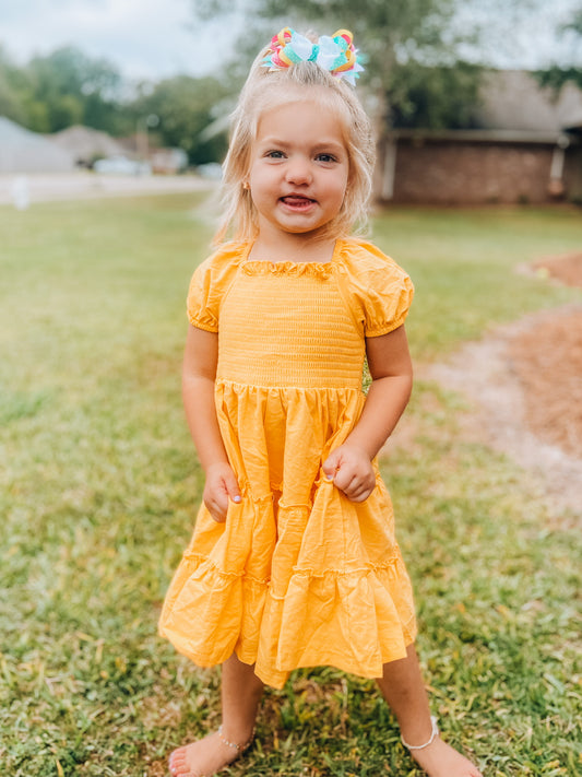 Yellow Ruffle Sundress