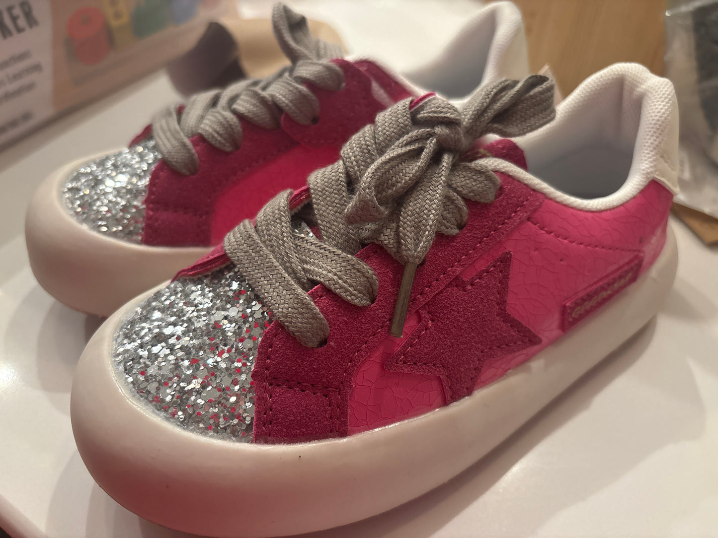 Pink Star Sneakers