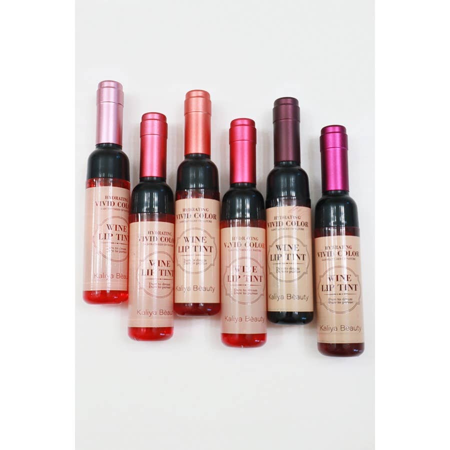 Wine Lip Tint: assorted colors