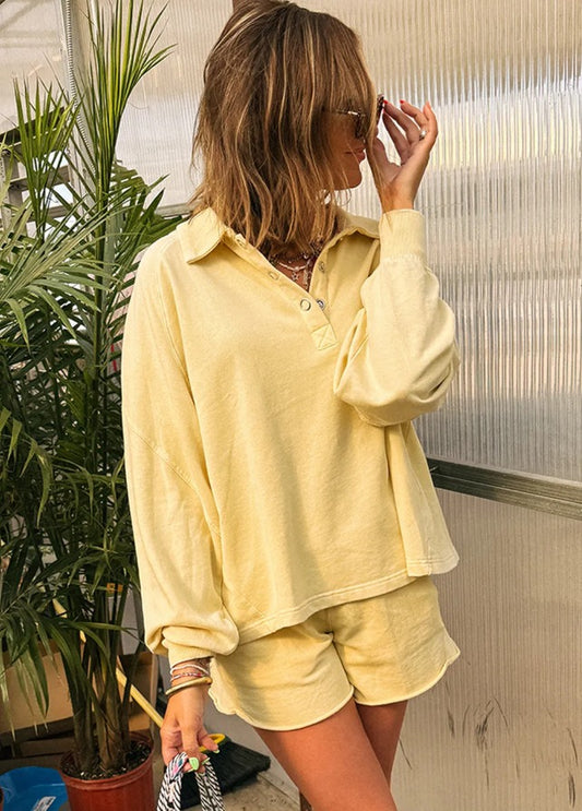Pre-order Yellow Short Set