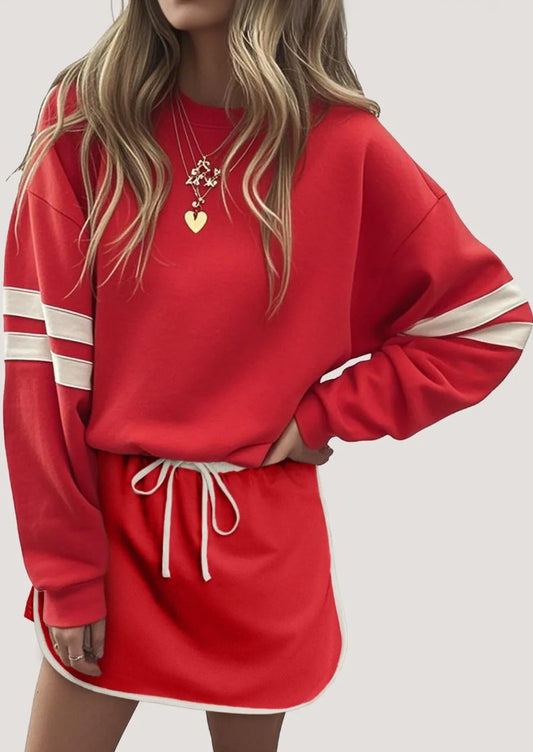 Pre-order Varsity Skirt & Sweatshirt Sets