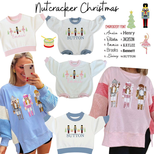 Pre-order Nutcracker Bubbles & Sweatshirts