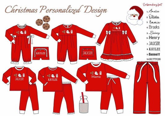 Christmas Milk & Cookies PJs