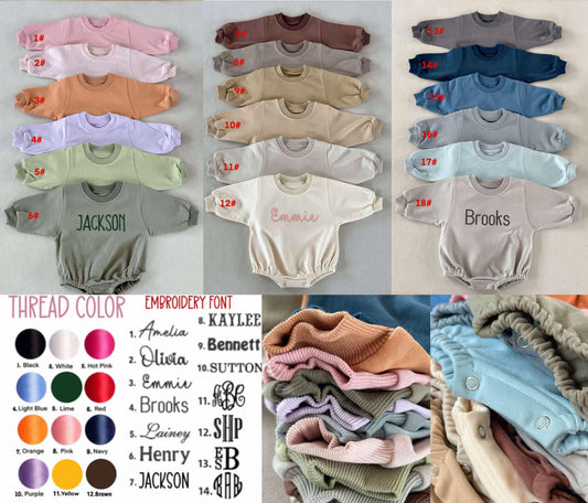 Pre-order Sweatshirt Bubbles 1-14
