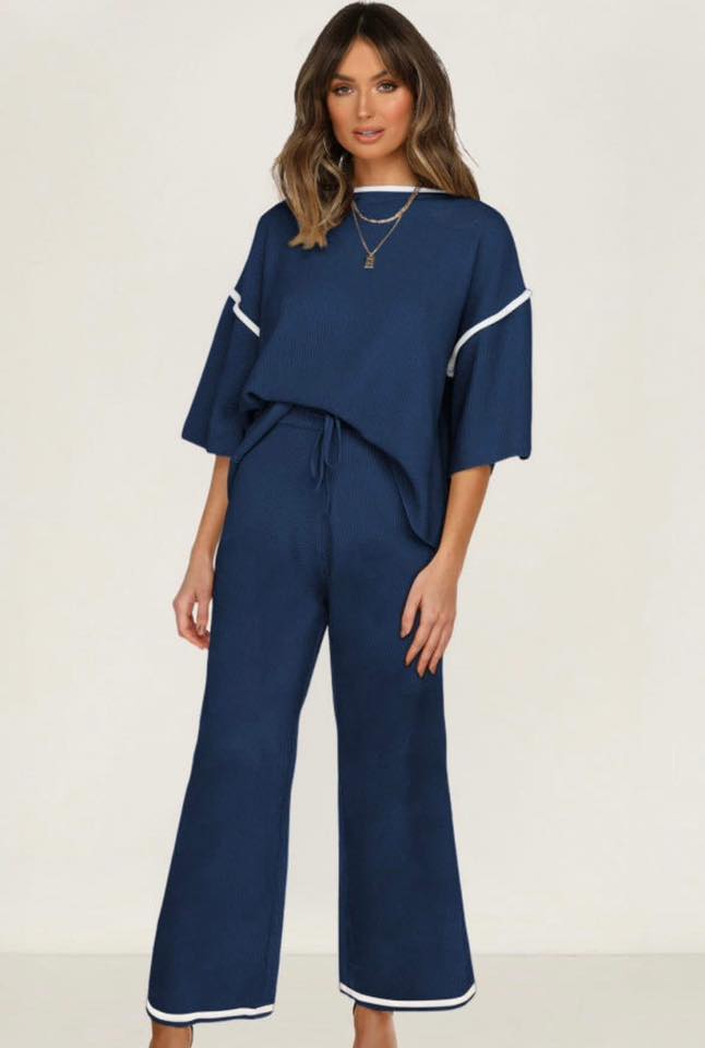 Pre-order 2-Piece Half Sleeve Pants Set