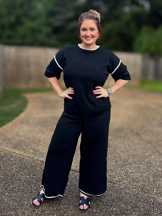 Pre-order 2-Piece Half Sleeve Pants Set