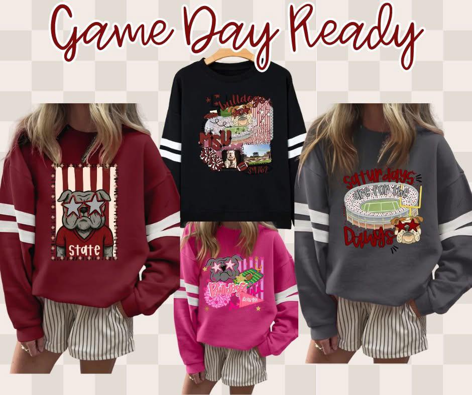 Game Day Ready Varsity Crewnecks