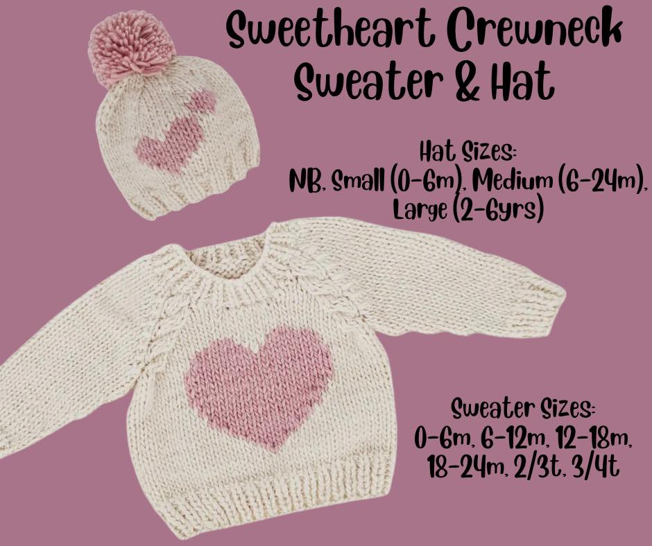 Handknit Sweaters & Hats (Multiple Options)
