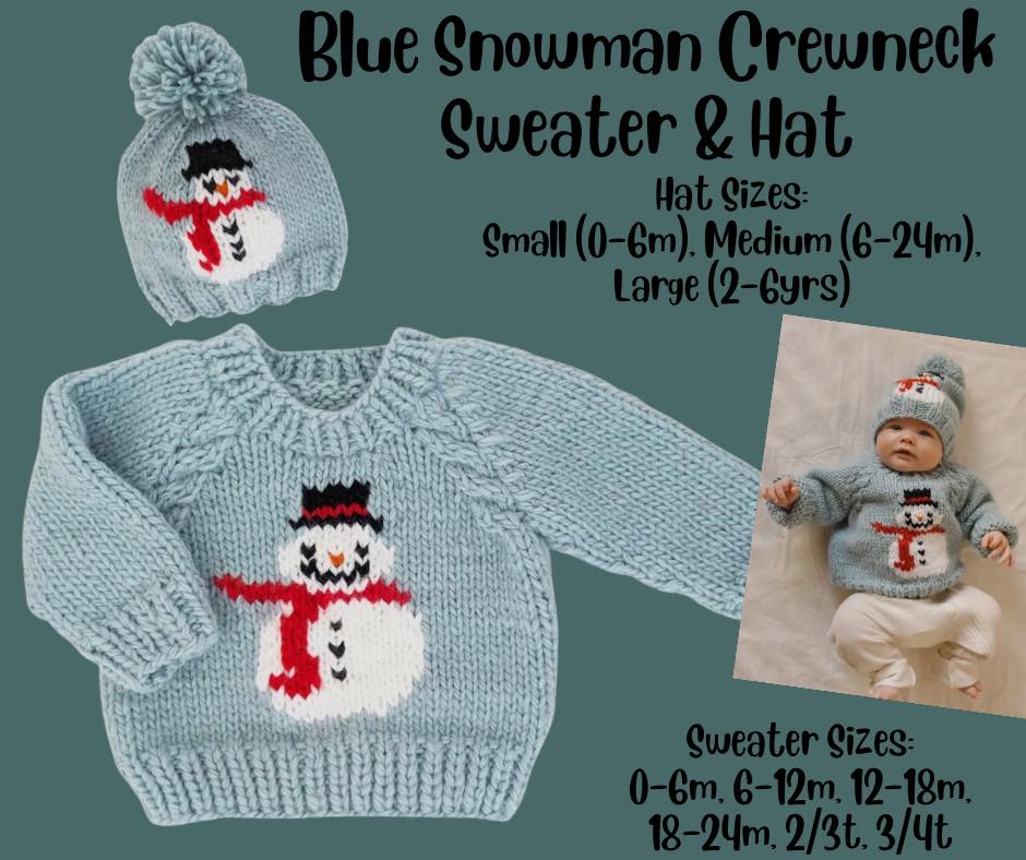 Handknit Sweaters & Hats (Multiple Options)