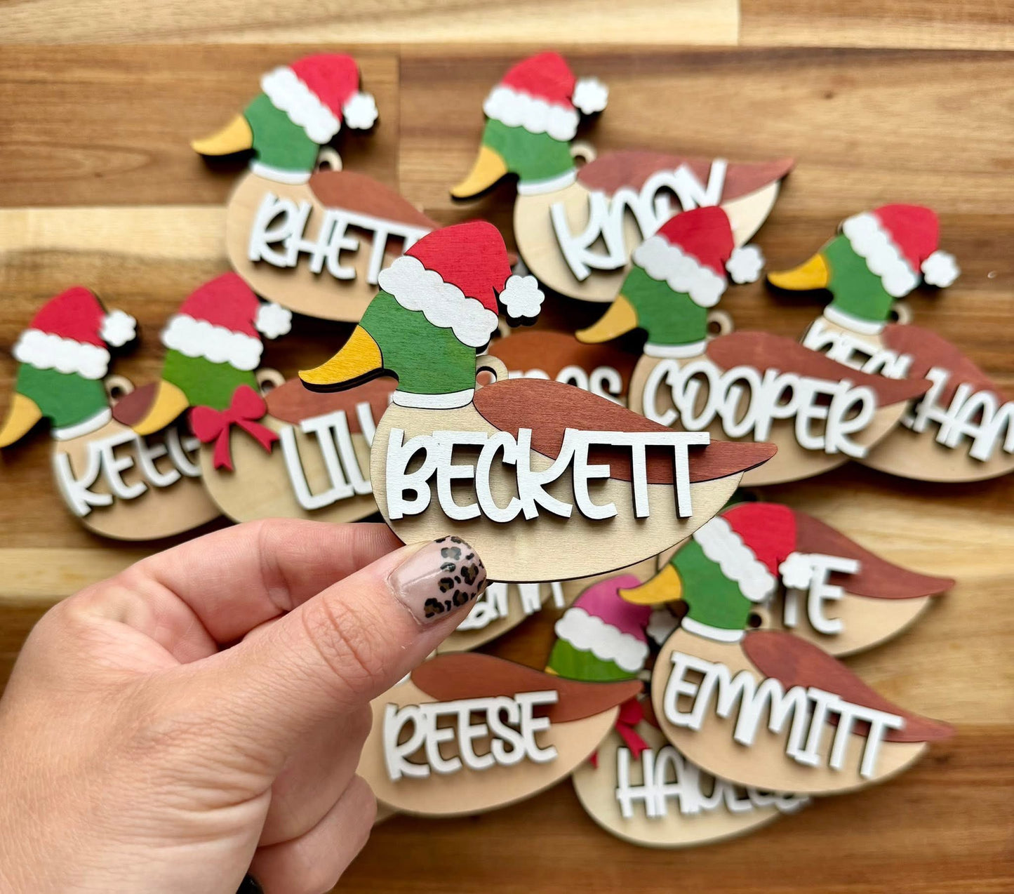 Pre-order Custom Wooden Ornaments