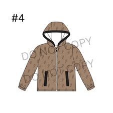 Pre-order Embroidered Patterned Rain Jackets