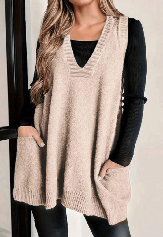 Pre-order V-Neck Sweater Tunic