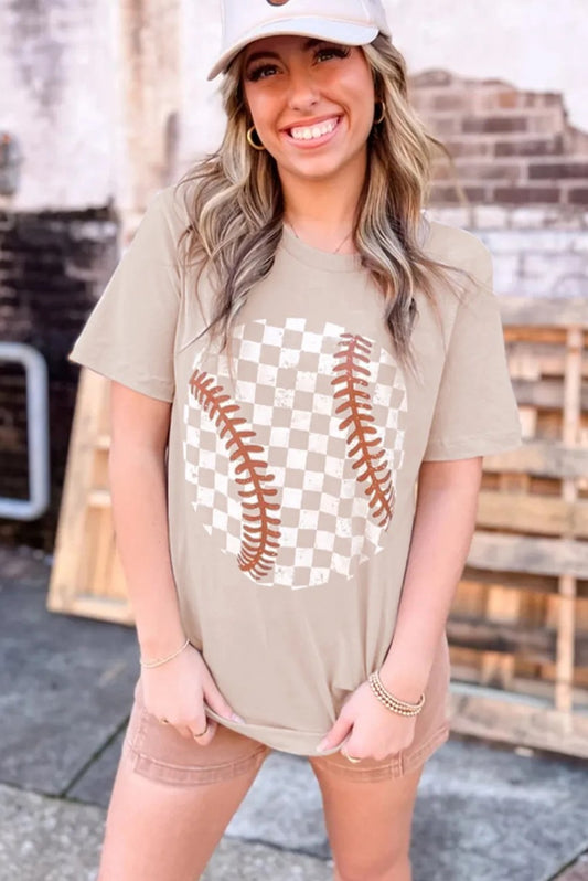 Pre-order Checkered Baseball Tee