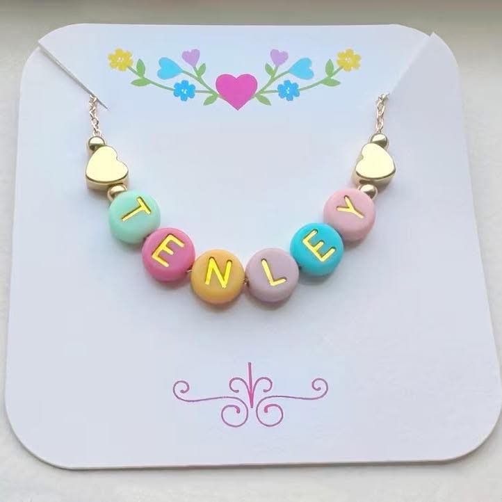 Pre-order Custom Name Beaded Necklace