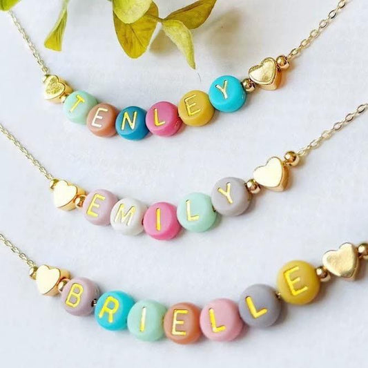 Pre-order Custom Name Beaded Necklace