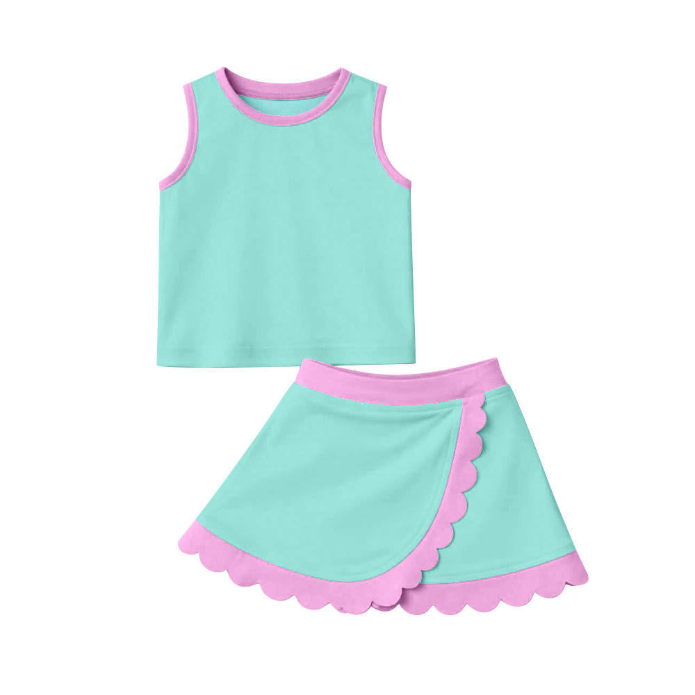 Pre-order Athletic Scalloped Skort Sets