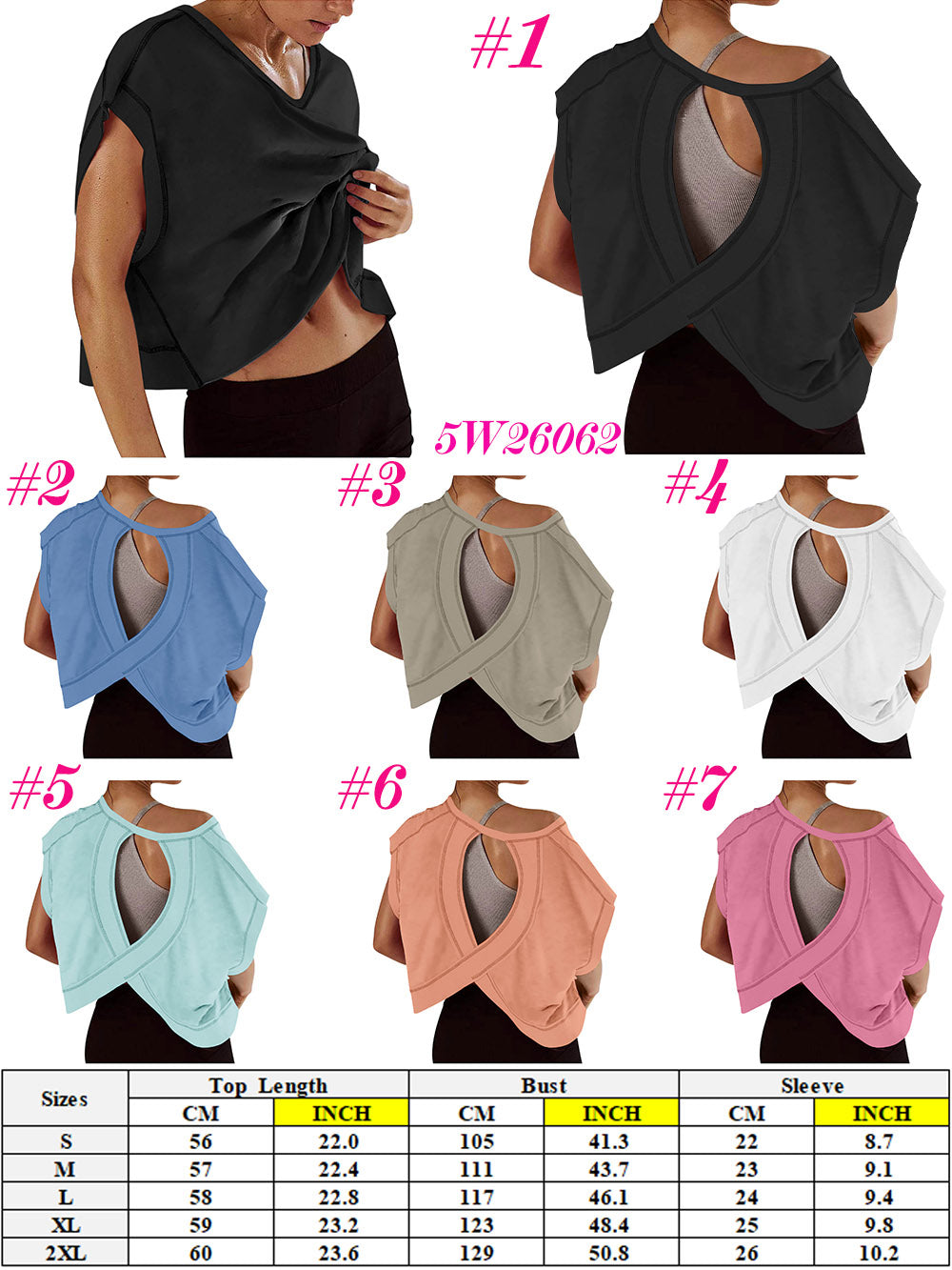 Open Back Tees