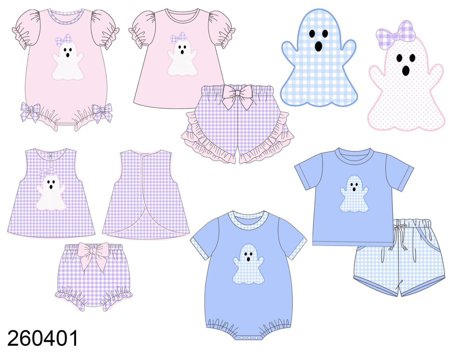 Applique Ghost Collection