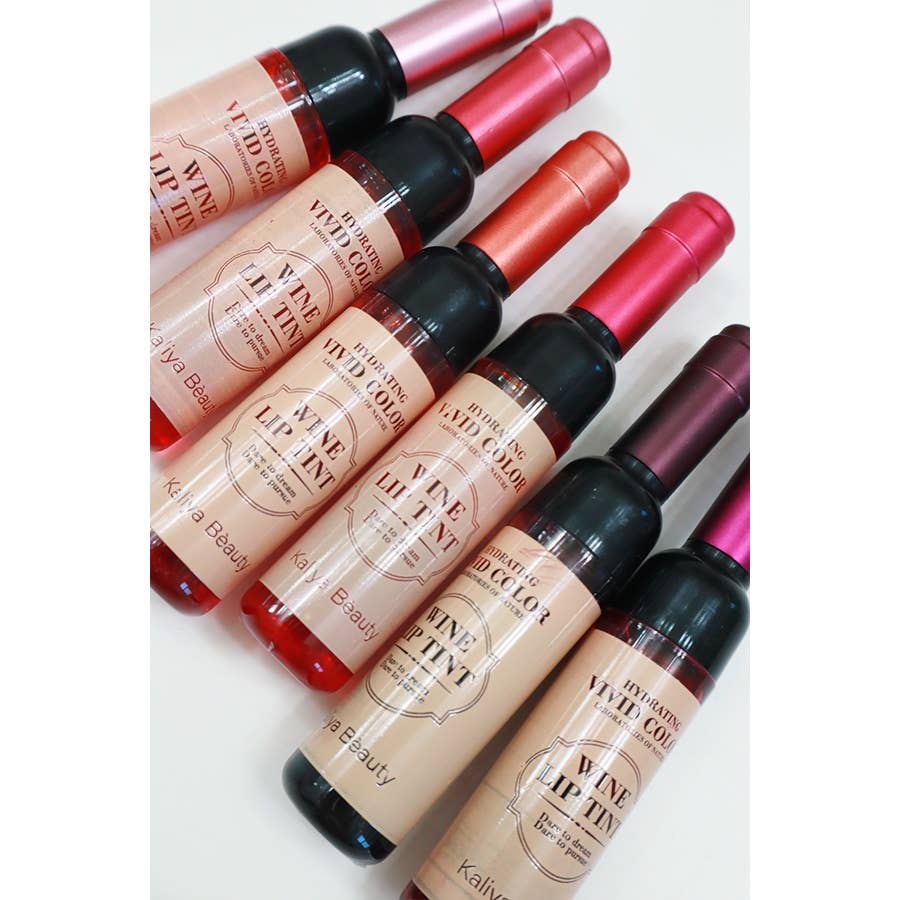 Wine Lip Tint: assorted colors