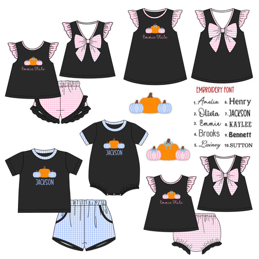 Pre-order Gingham Pumpkin Collection