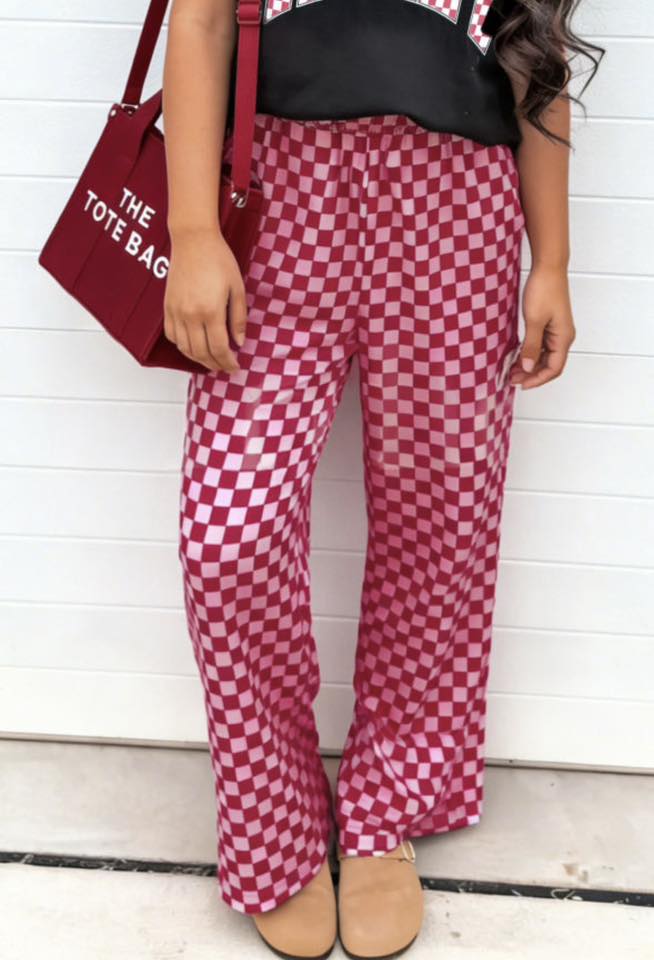 Pre-order Elastic Waist Rose Pants