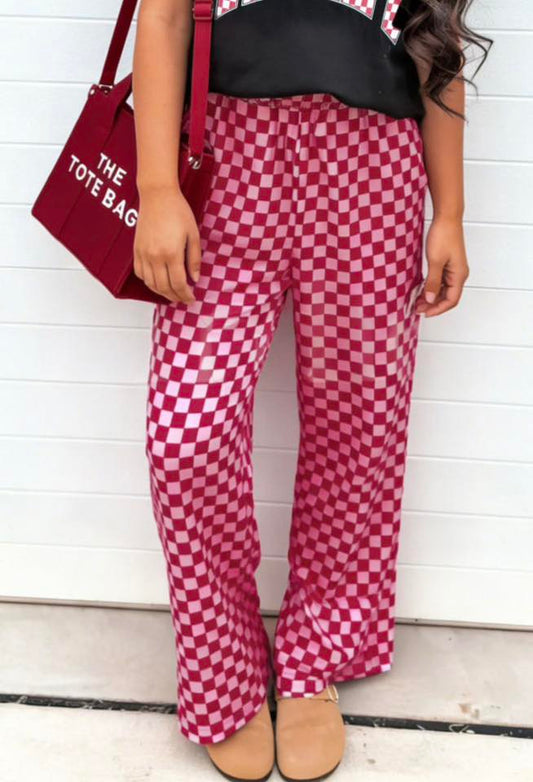 Pre-order Elastic Waist Rose Pants