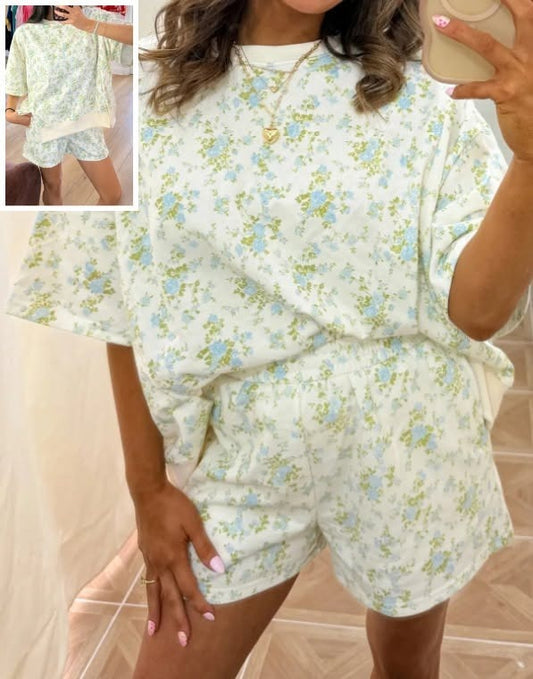 Lime Sorbet Floral Set