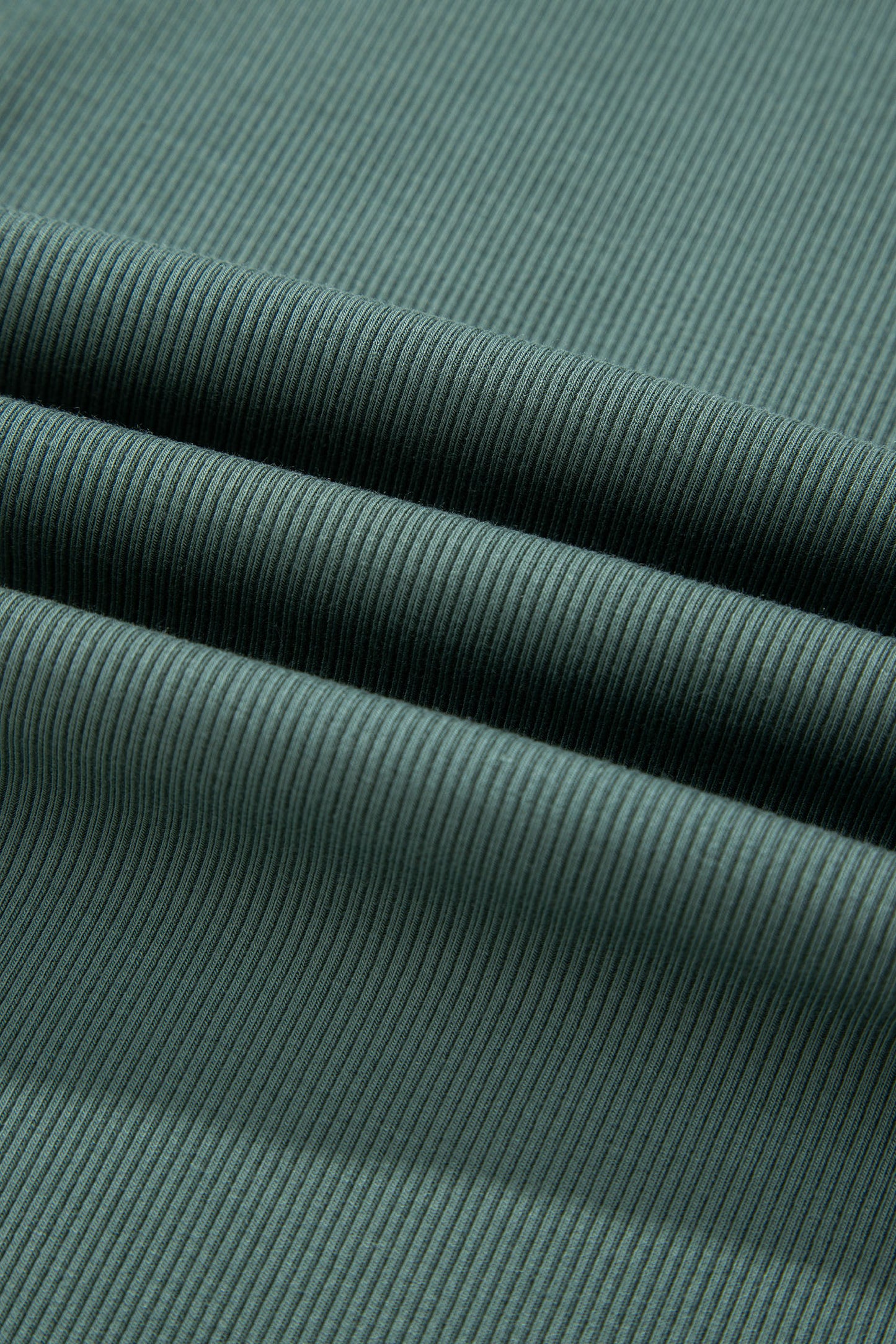 Green Bay Solid Color Oversize Slit Sweatshirt Ribbed Leggings 2pcs Set