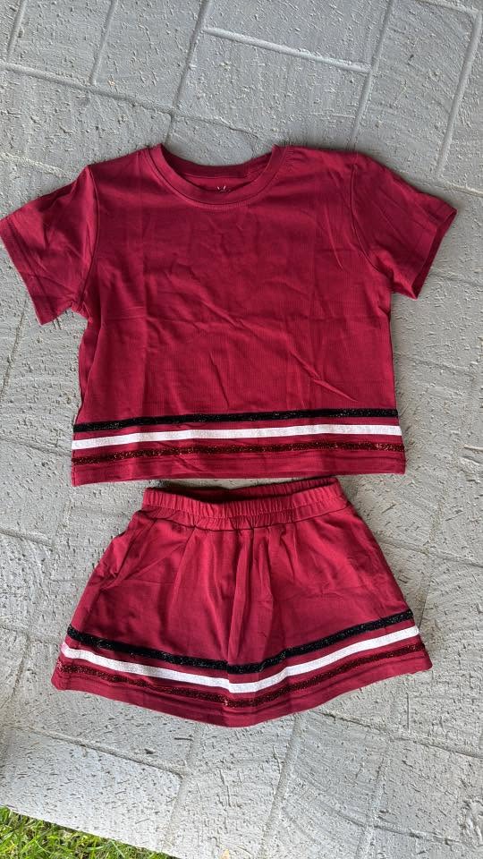 Glitter Skort Sets