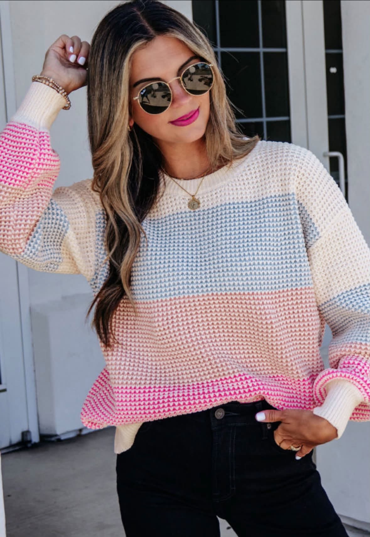 Pre-order Colorblock Cutie Sweater