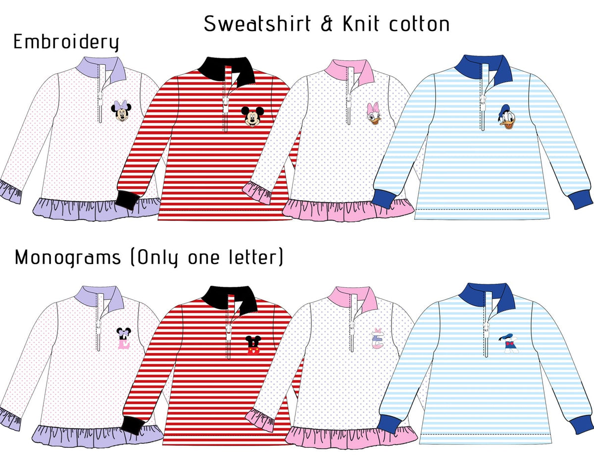 Pre-order Mouse & Friends Pullovers