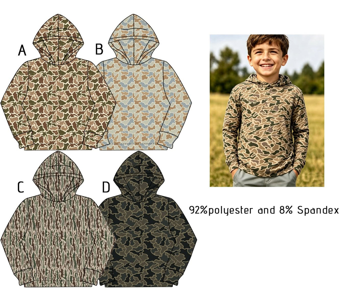 Pre-order Camo Hoodies
