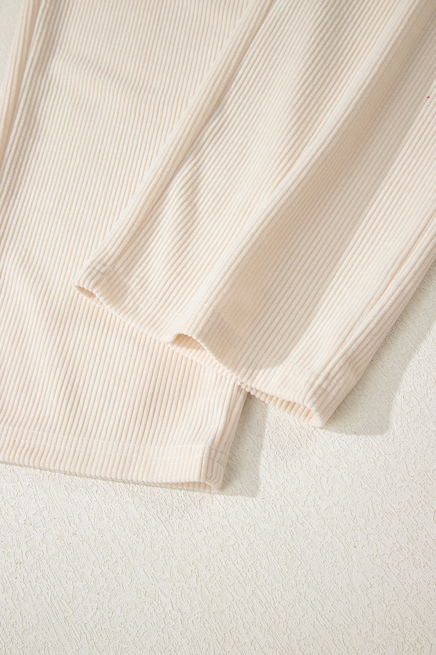 Chestnut Drawstring Elastic Waist Casual Corduroy Pants