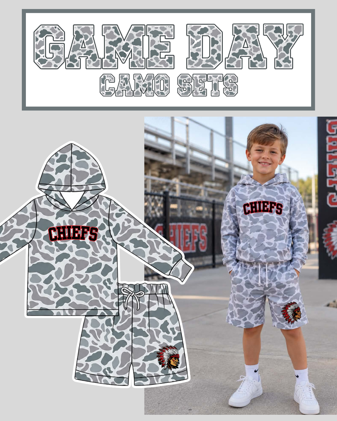Pre-order Game Day Camo Sets