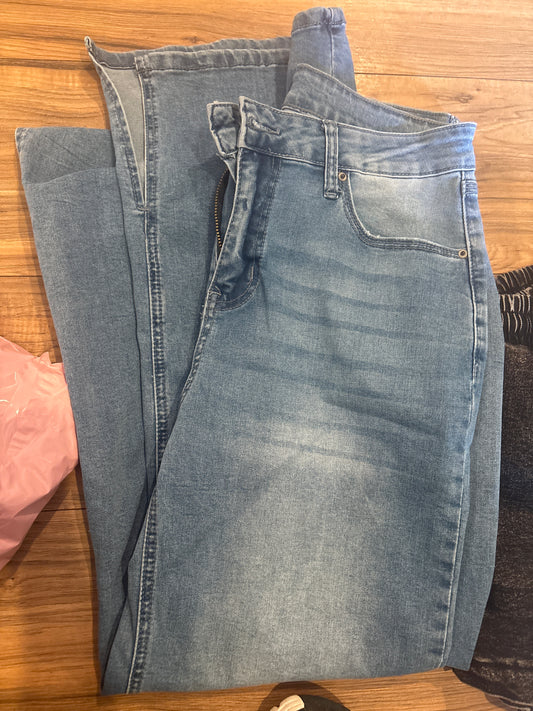 Wide leg jeans