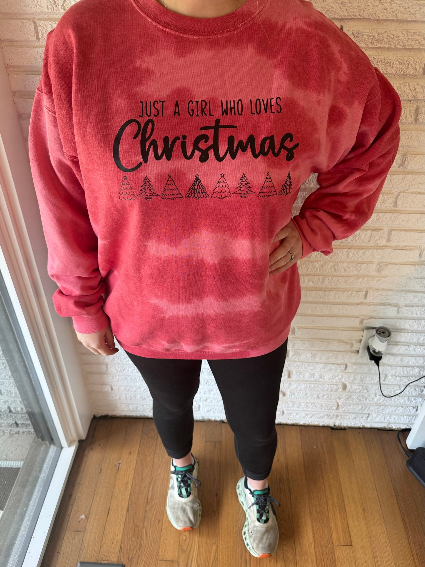 Just a Girl Who Loves Christmas Crewneck