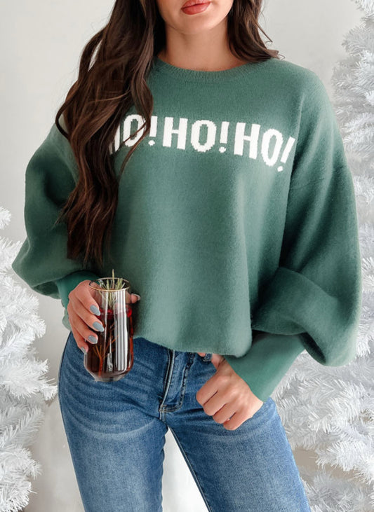 Green Ho Ho Ho Sweater