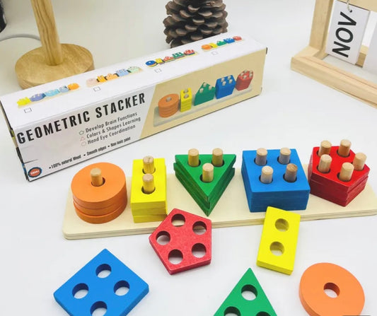 Geometric Stacking Game