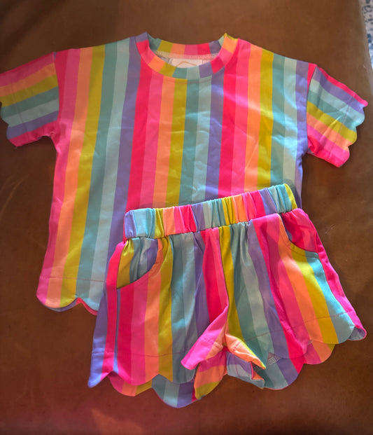 Rainbow Stripe Set