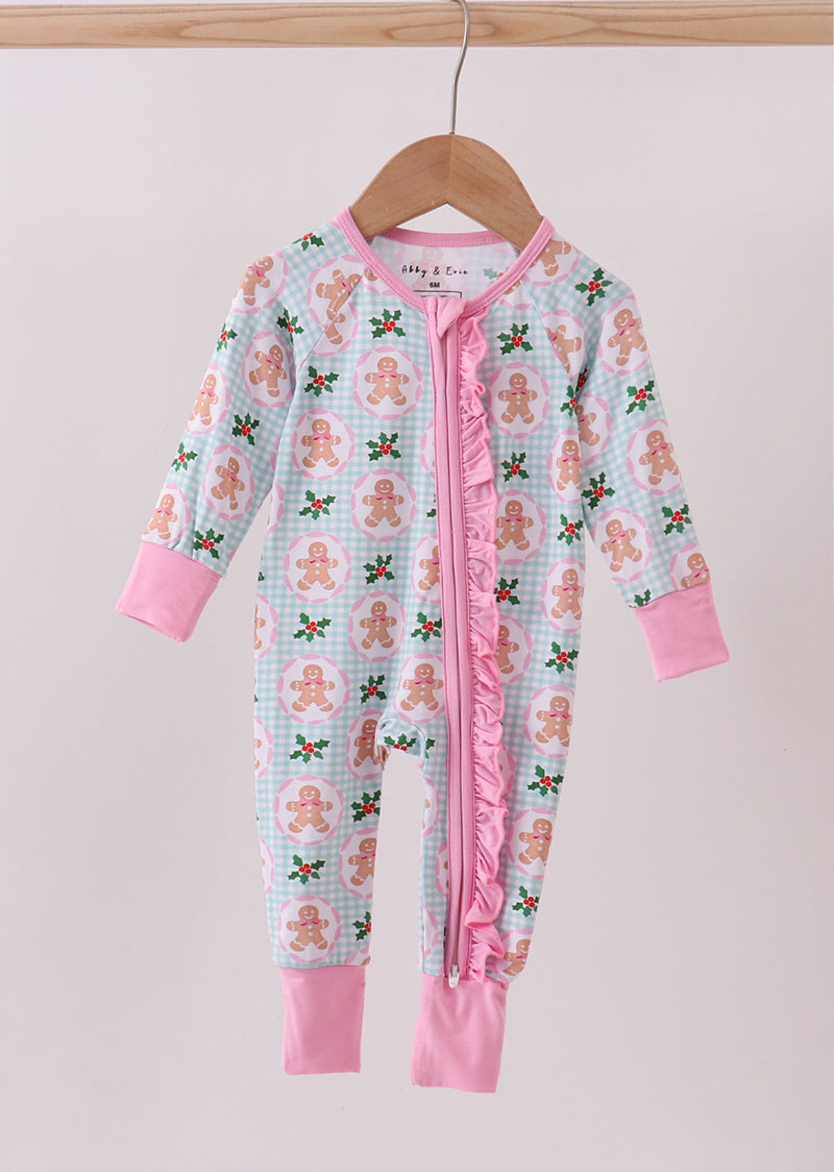 Pink Gingerbread Bamboo Pajamas
