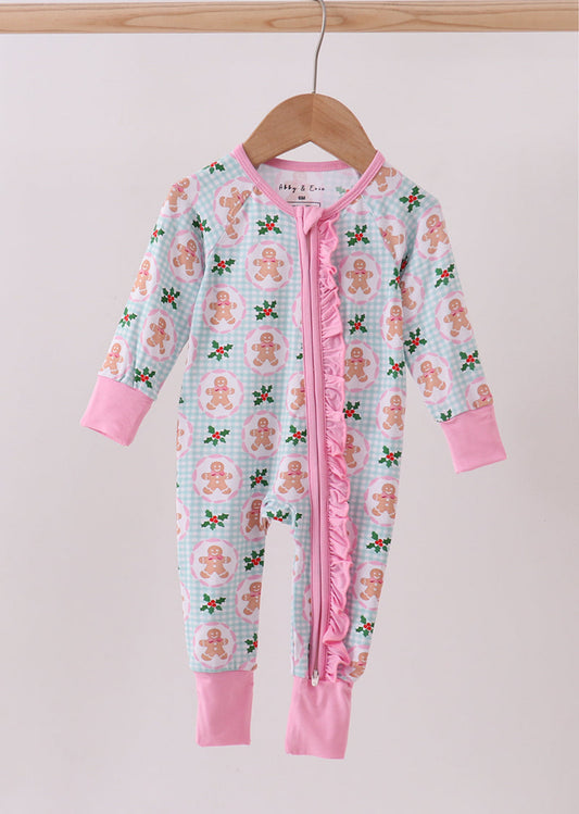 Pink Gingerbread Bamboo Pajamas