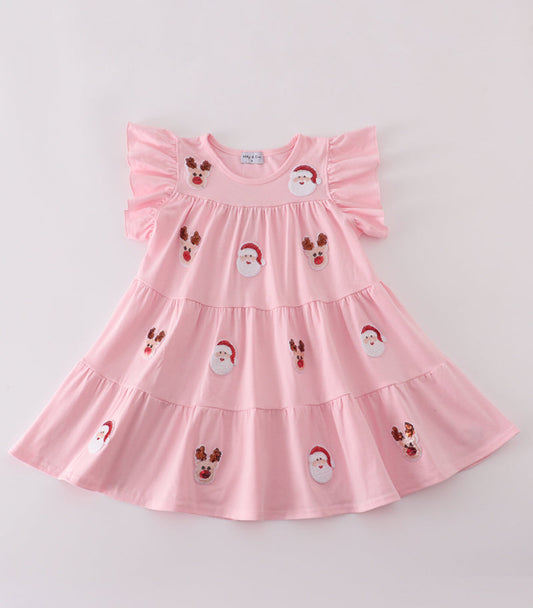 Sequin Santa Dress